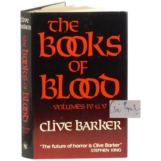 Item No: #363314 The Books of Blood, Volumes IV and V. Clive Barker