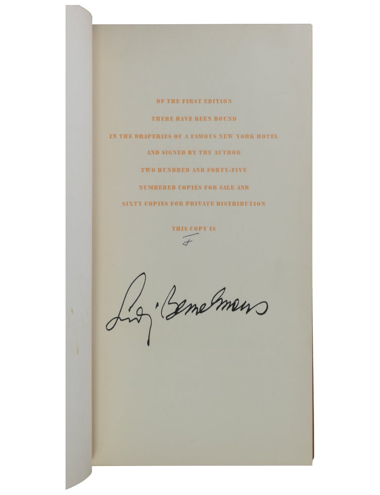 Hotel Splendide [Signed, Lettered]