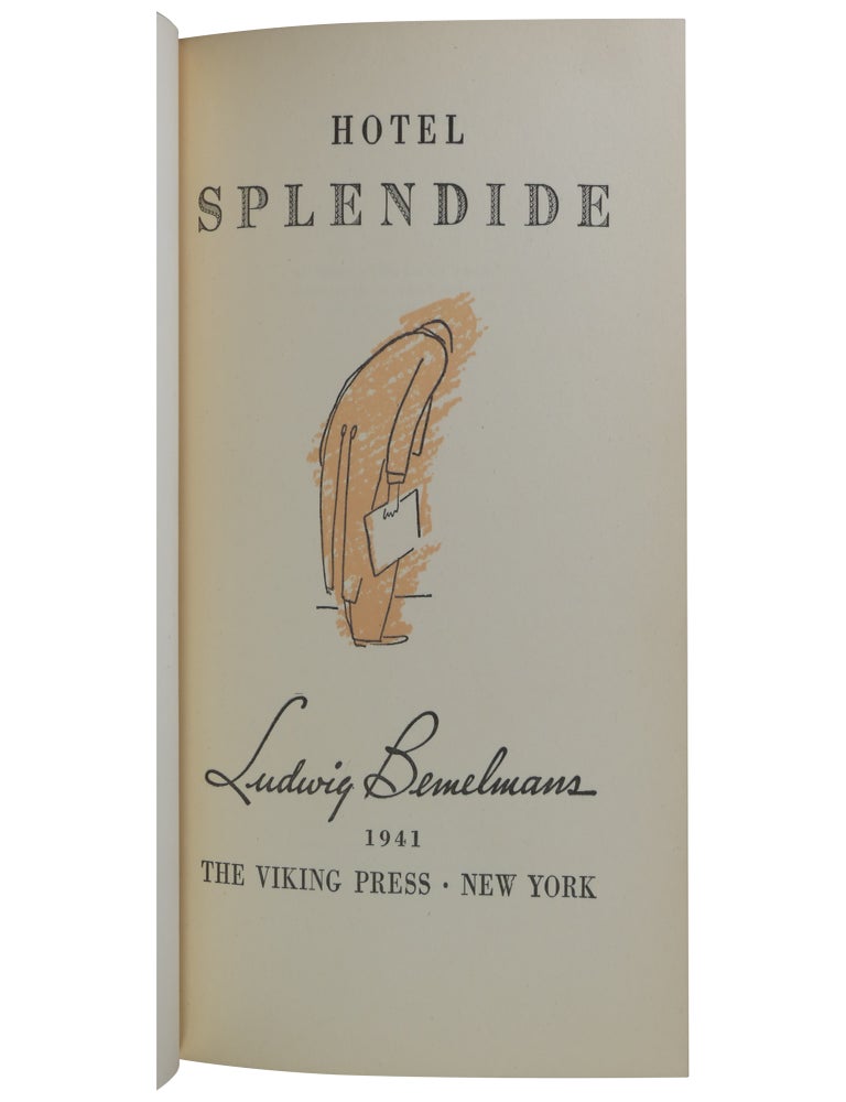 Hotel Splendide [Signed, Lettered]