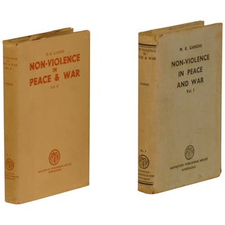 Item No: #363405 Non-Violence in Peace and War [2 Volumes]. M. K. Gandhi,...