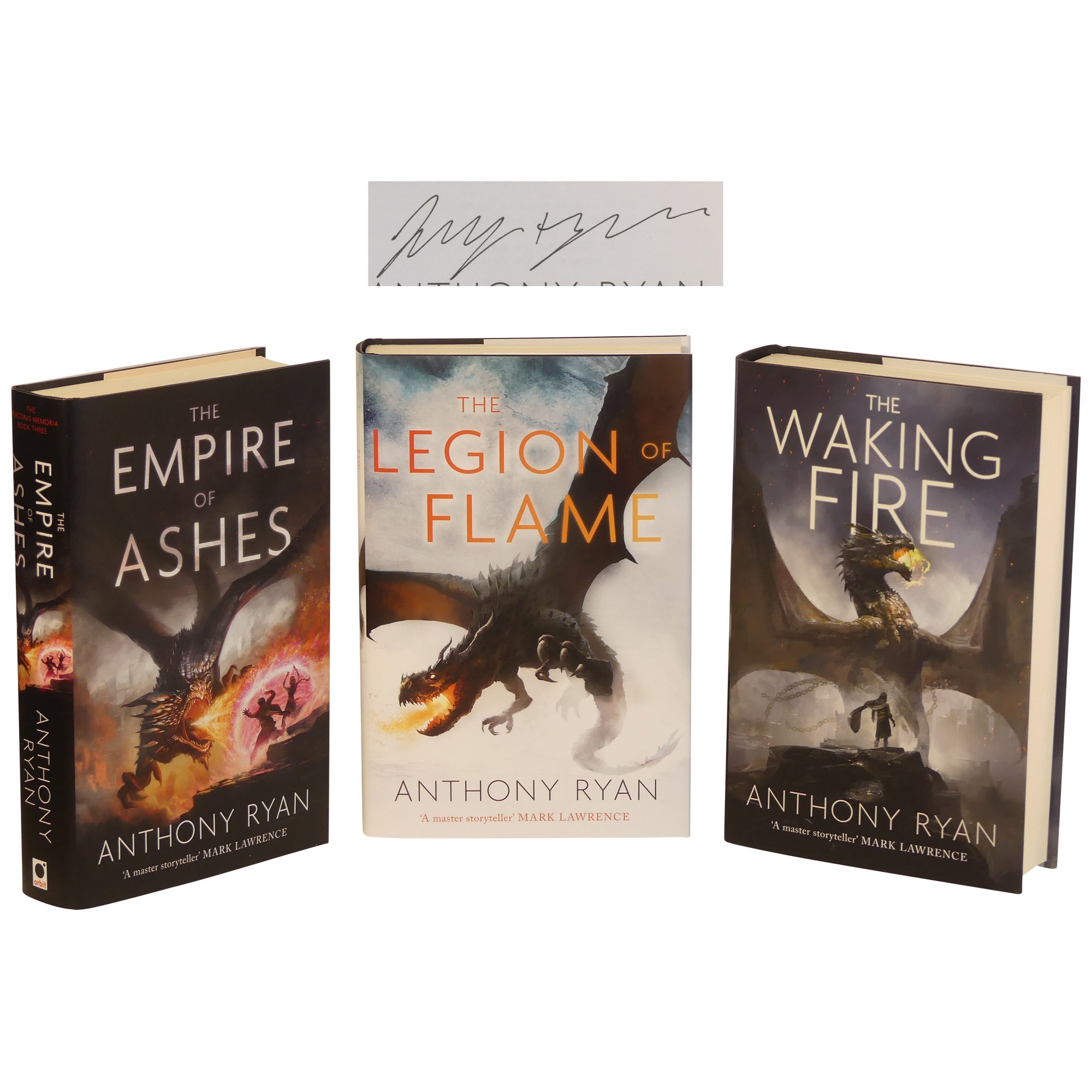 Draconis Memoria Trilogy Matching Number Set : The Waking Fire; The ...