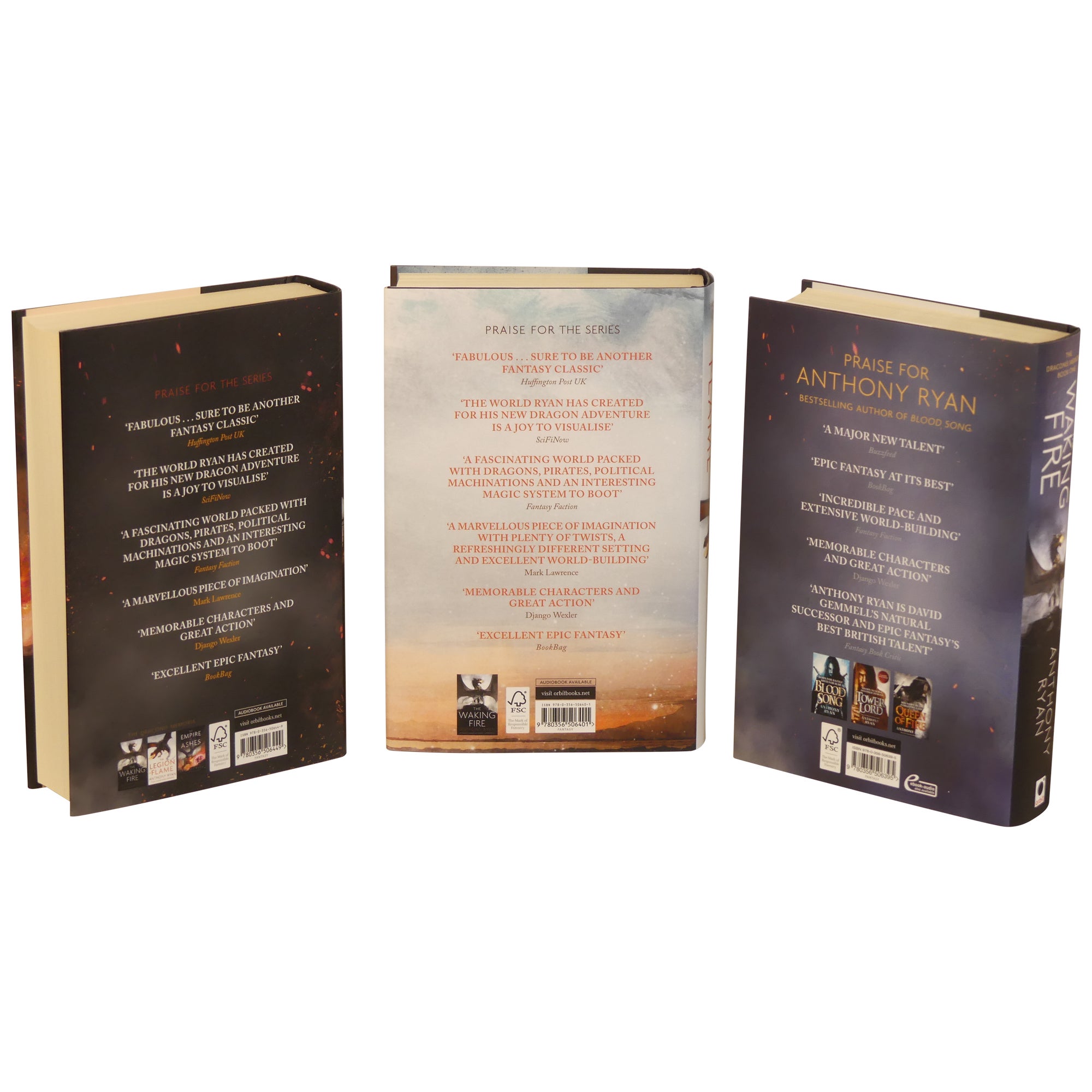 Draconis Memoria Trilogy Matching Number Set The Waking Fire; The