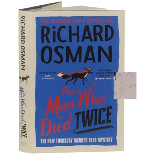 Item No: #363484 The Man Who Died Twice [Signed, Numbered]. Richard Osman