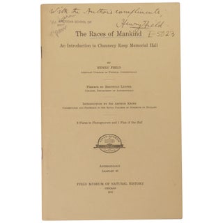 Item No: #363653 The Races of Mankind: An Introduction to Chauncey Keep Memorial...