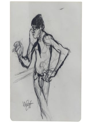 Item No: #363803 Original Drawing "Paris Cowboy #2" Tom Wolfe