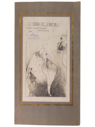 Item No: #363900 La ciudad del porvenir. Carpeta. Planos de estudio...