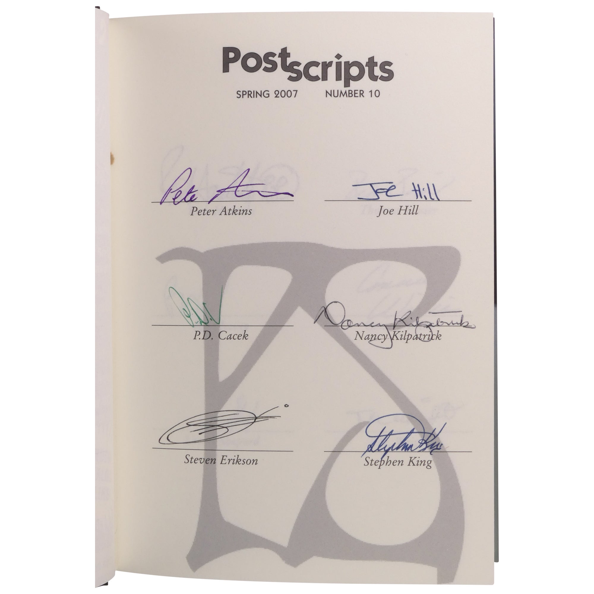 Postscripts 10 Signed | Stephen King | First Edition