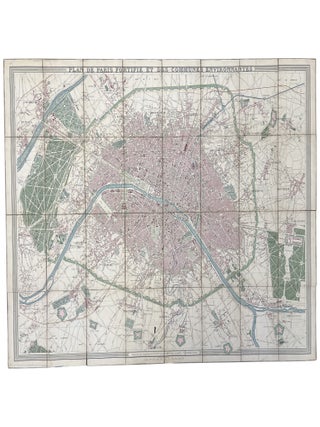 Item No: #364062 Plan de Paris fortifie et des communes environnantes