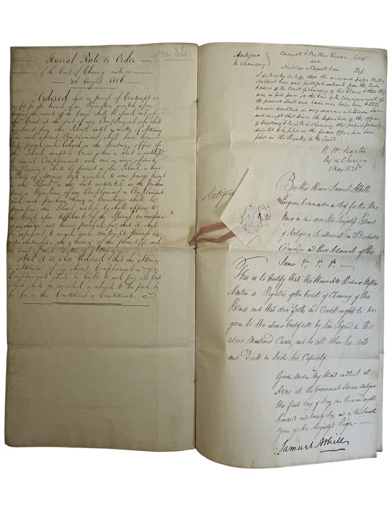 Three Documents from a Long Running Lawsuit Over the Plantation Skerretts in Antigua