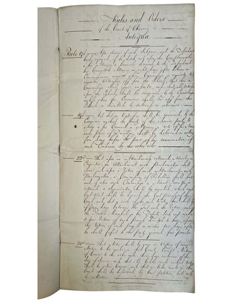 Three Documents from a Long Running Lawsuit Over the Plantation Skerretts in Antigua