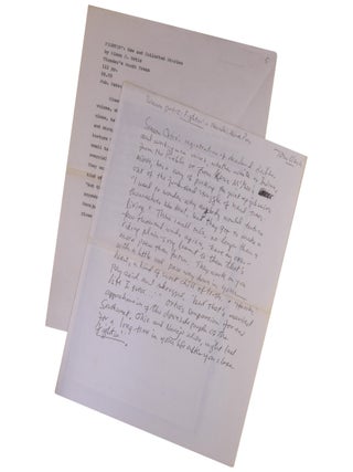 Item No: #364085 Manuscript of a Short Review of Fightin' by Simon Ortiz. Tom Clark