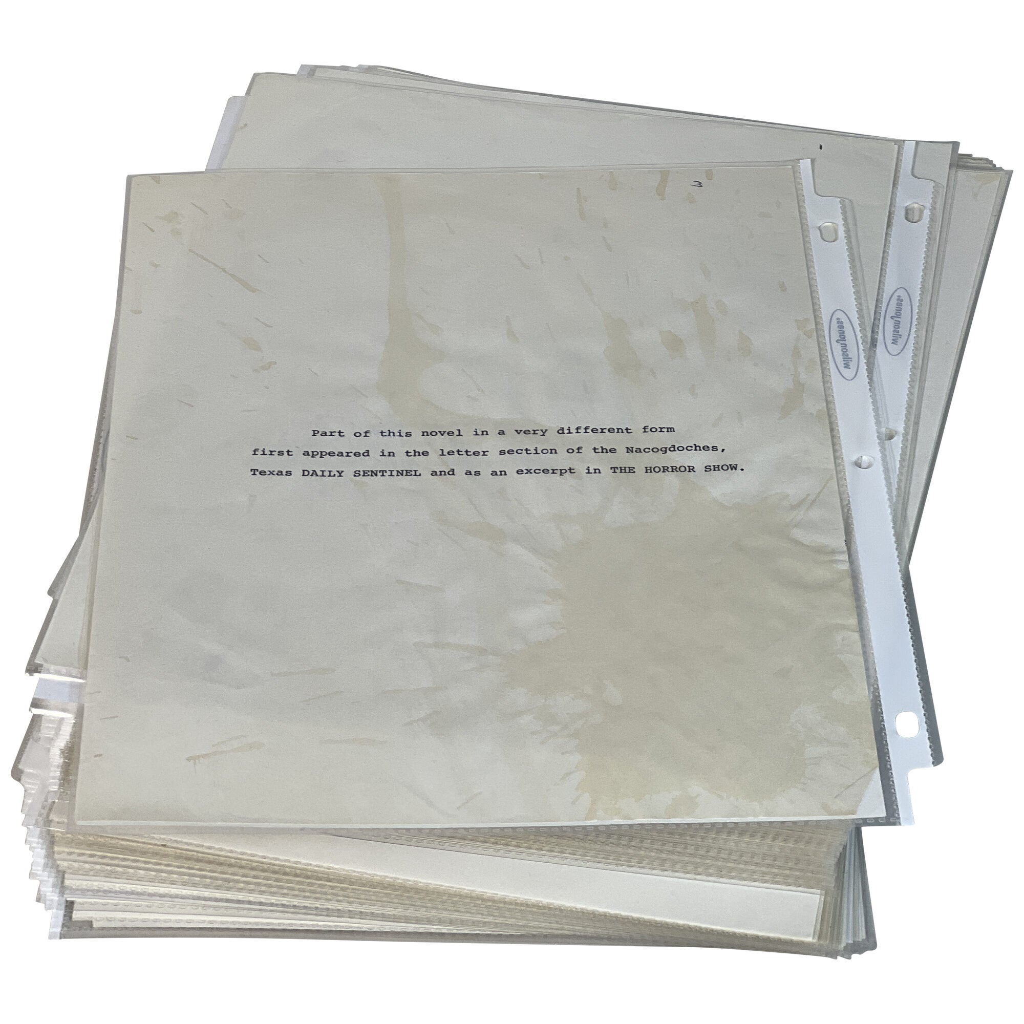 Typescript Proof Paper The Drive In 2 Not Just One of Them Sequels Typescript + Proof + First ...