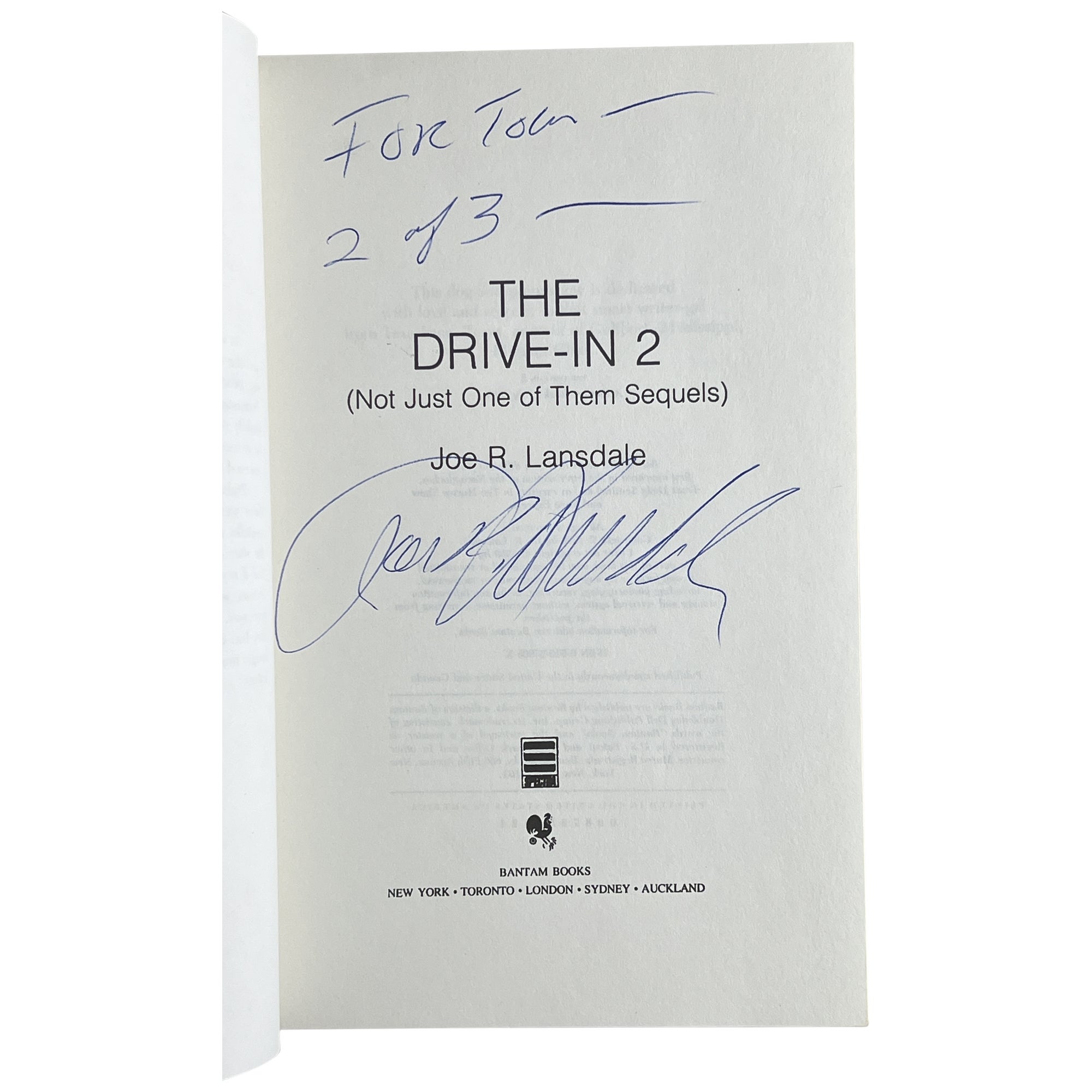 Typescript Proof Paper The Drive In 2 Not Just One of Them Sequels Typescript + Proof + First ...