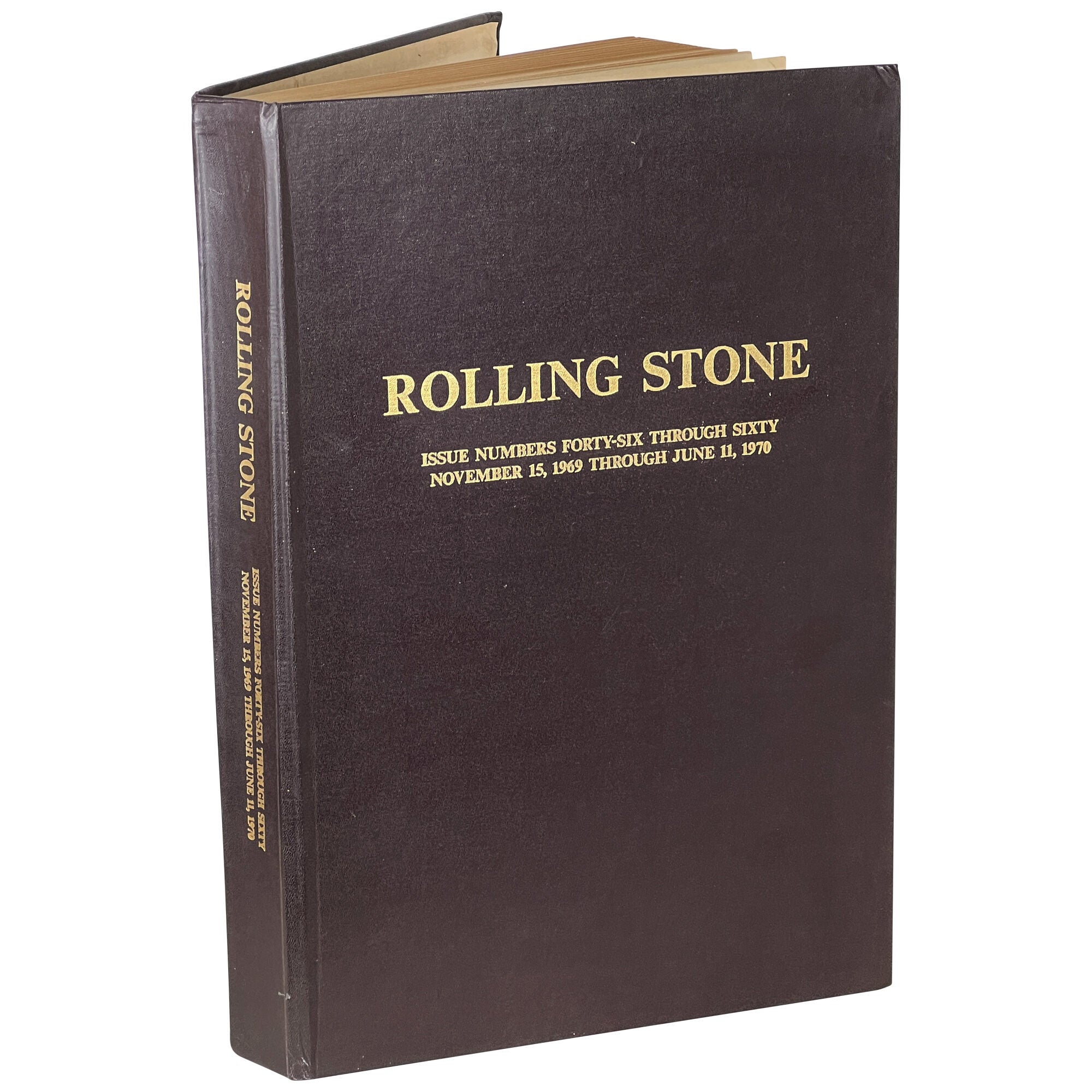 Rolling Stone Bound Volume 4 : Issue Numbers Forty-six through Sixty ...