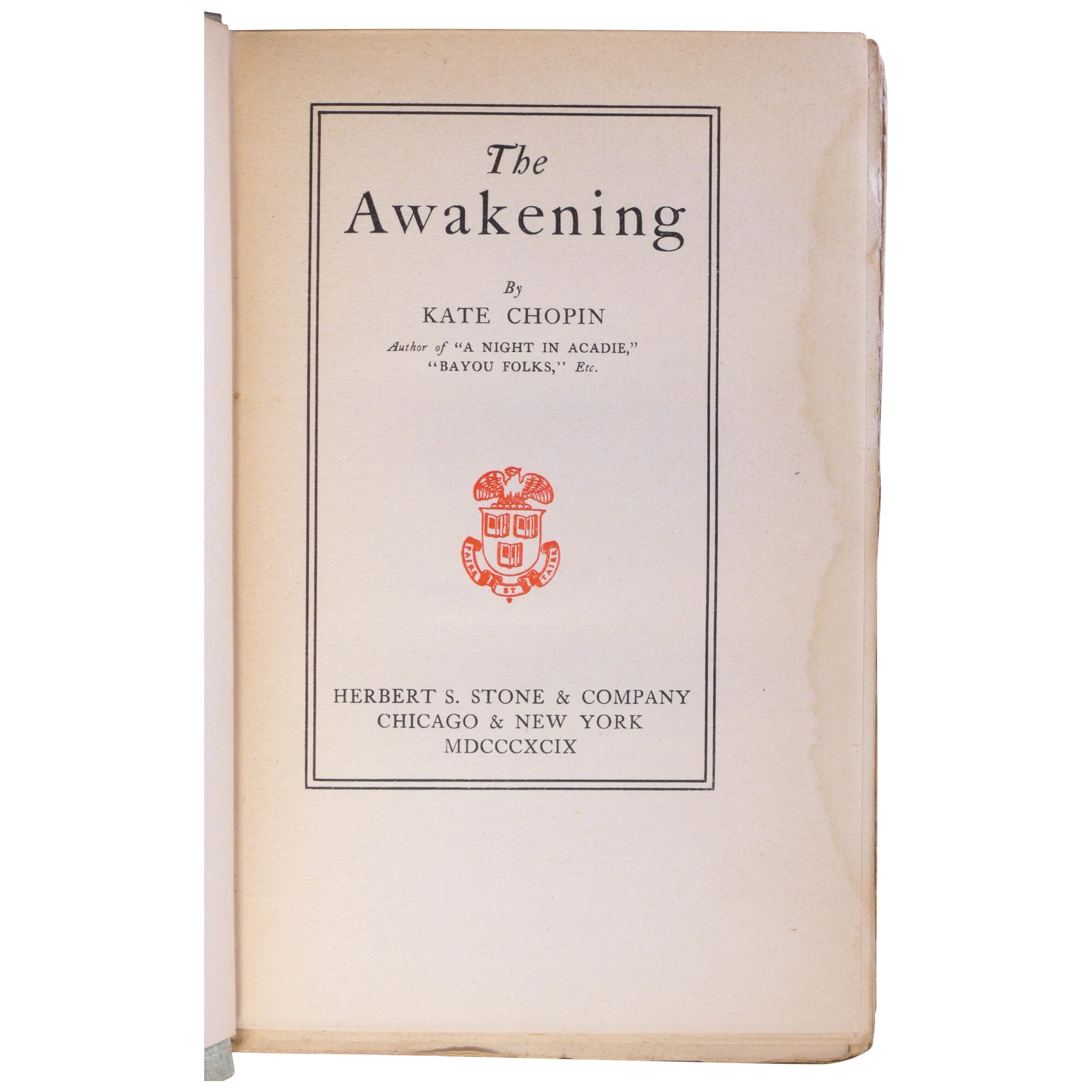 The Awakening | Kate Chopin | First Edition