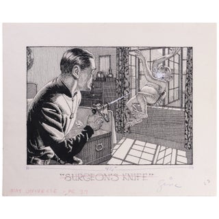Item No: #364227 Original Illustration for the Story "The Surgeon's...