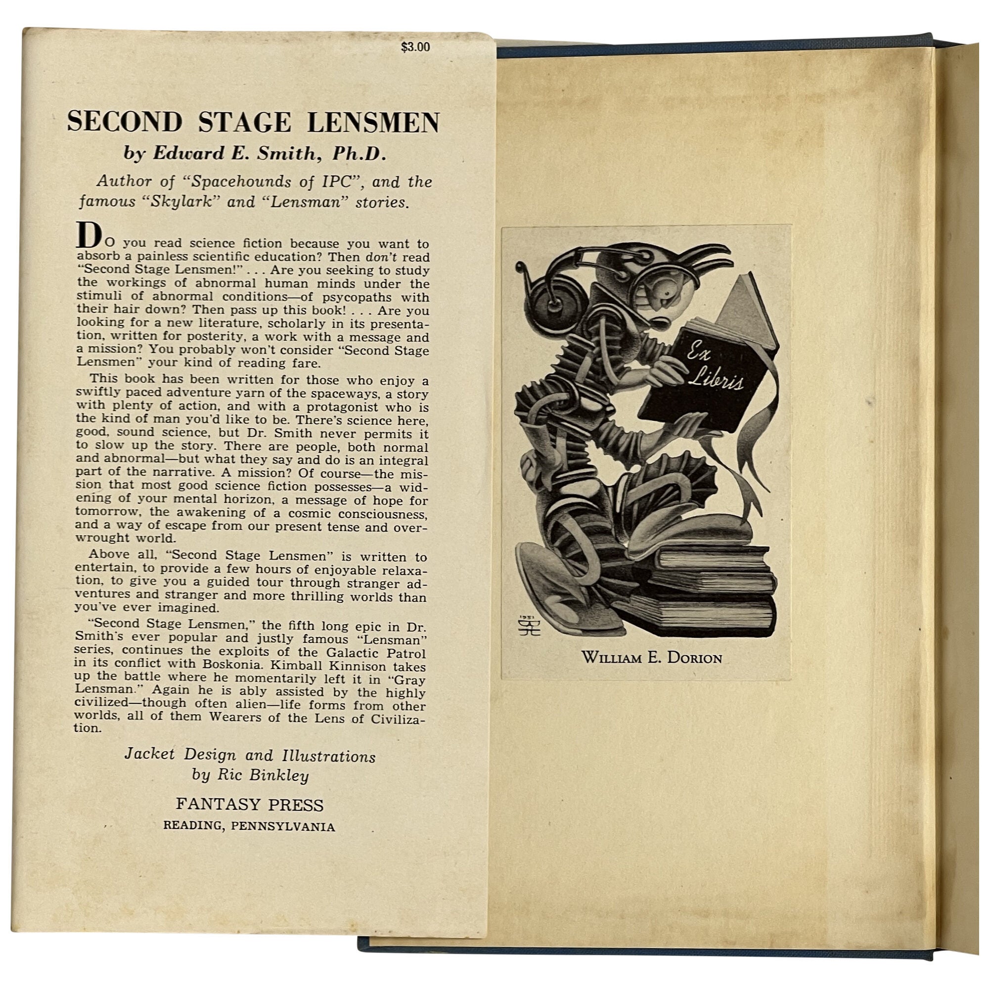 Second Stage Lensmen Signed, Numbered | Edward E. Smith | First Edition