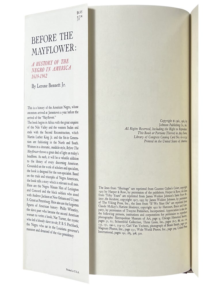 Before the Mayflower: A History of the Negro in America, 1619&ndash;1962