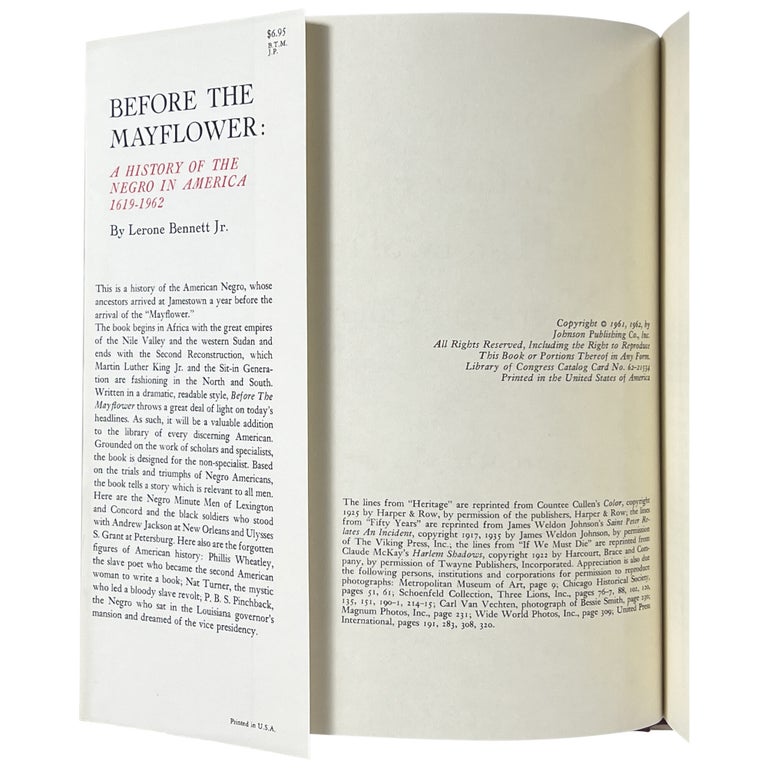 Before the Mayflower: A History of the Negro in America, 1619–1962