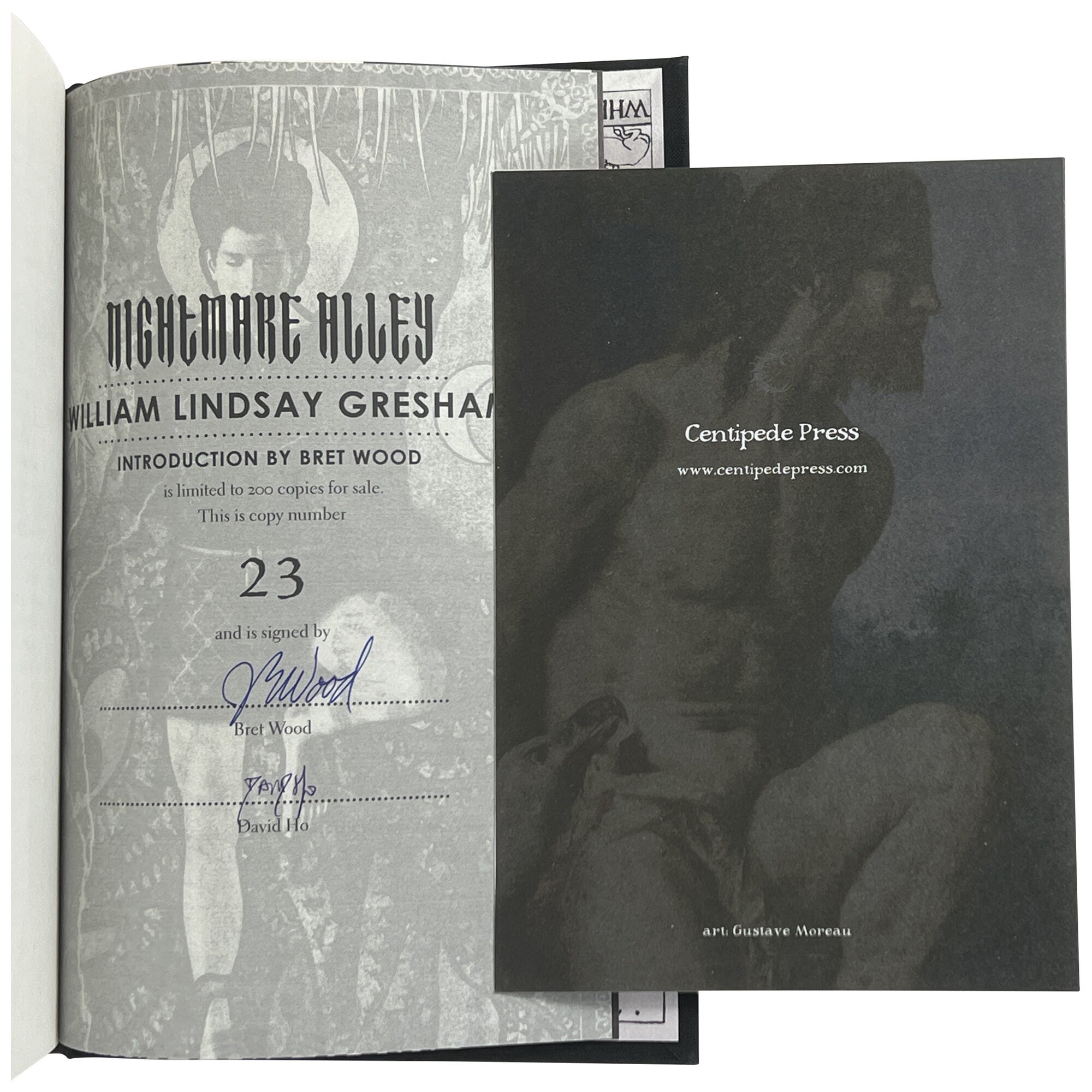 Nightmare Alley + Grindshow: The Selected Writings Centipede Press
