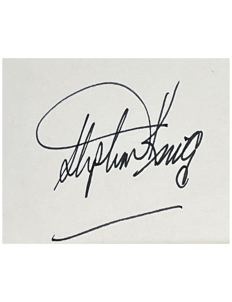 Autograph on Index Card