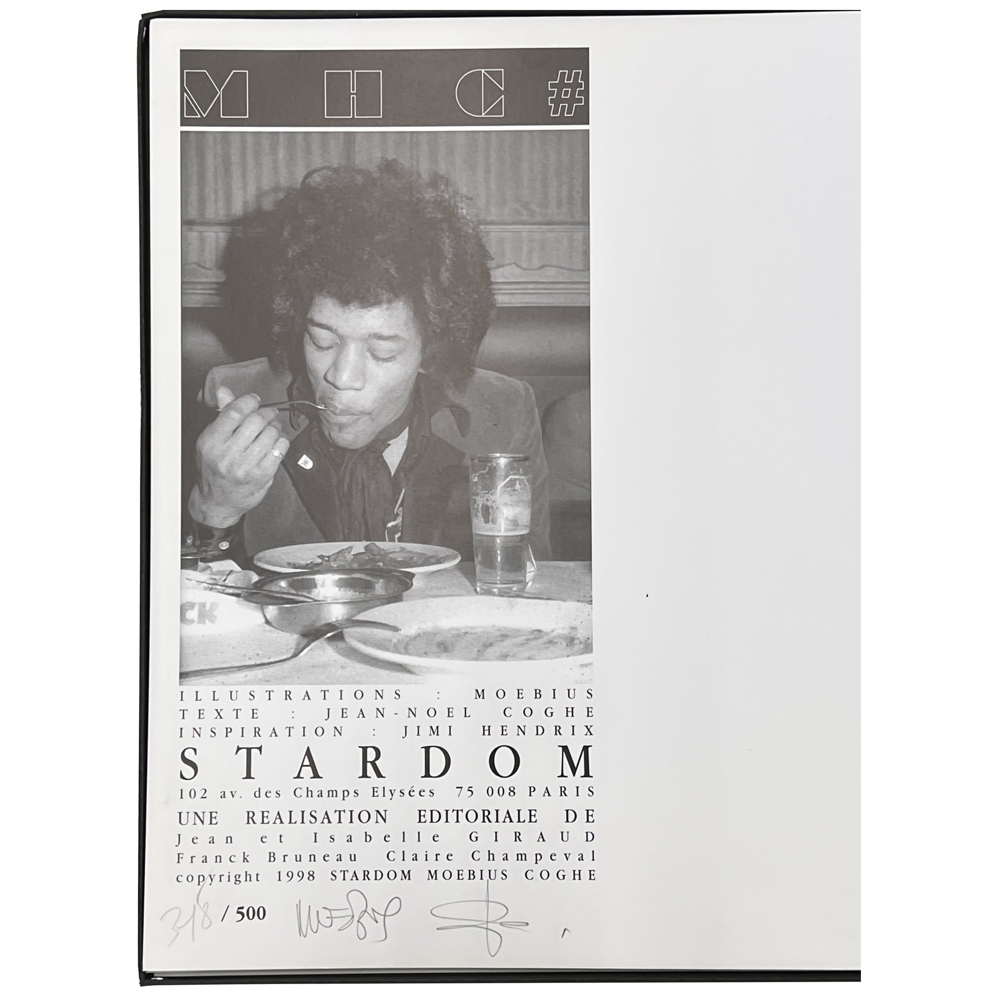 Jimi Hendrix Portfolio for Emotions electriques | Moebius, Jean