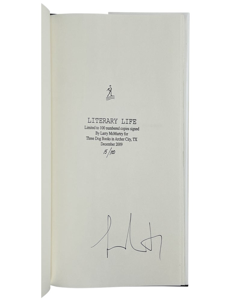 Literary Life: A Second Memoir [Signed, Numbered]
