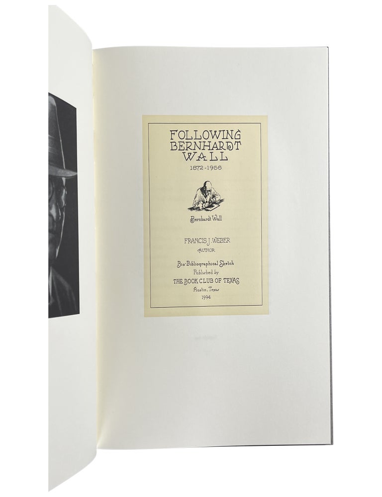 Following Bernhardt Wall, 1872–1956: Bio-Biblographic Sketch