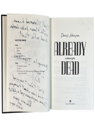Item No: #365298 Already Dead: A California Gothic. Denis Johnson