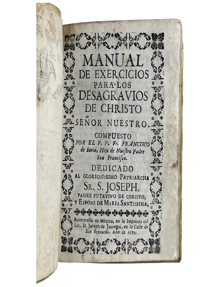 Manual de exercicios para los desagravios de Christo señor nuestro