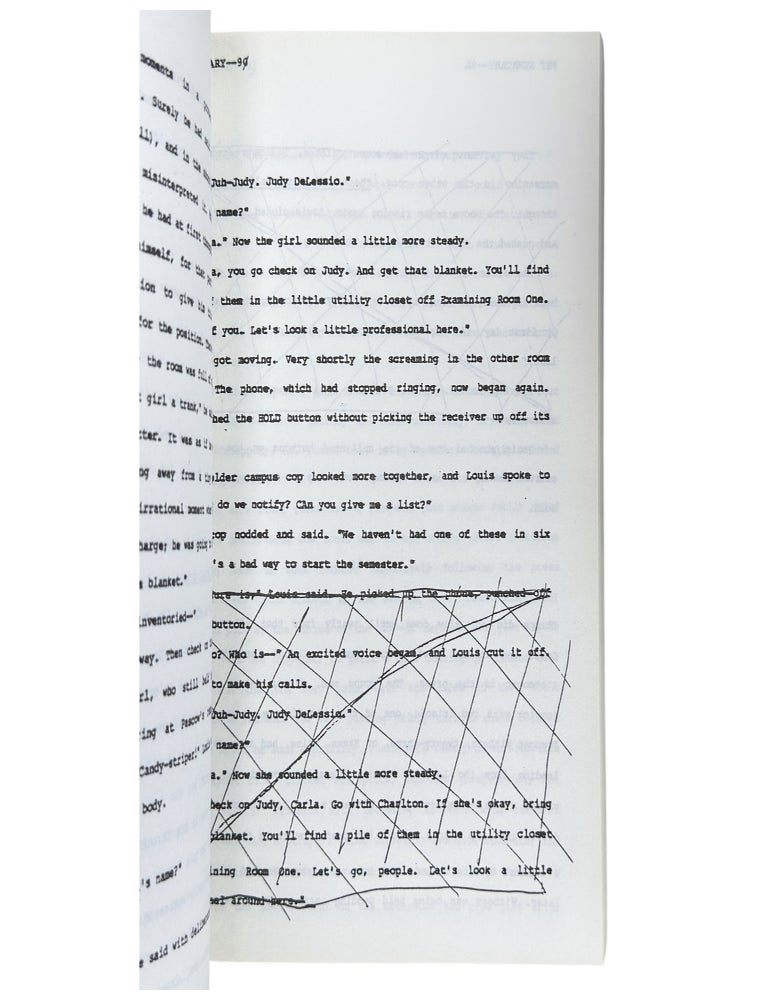 Pet Sematary ARC from Typescript | Stephen King | Uncorrected Proof