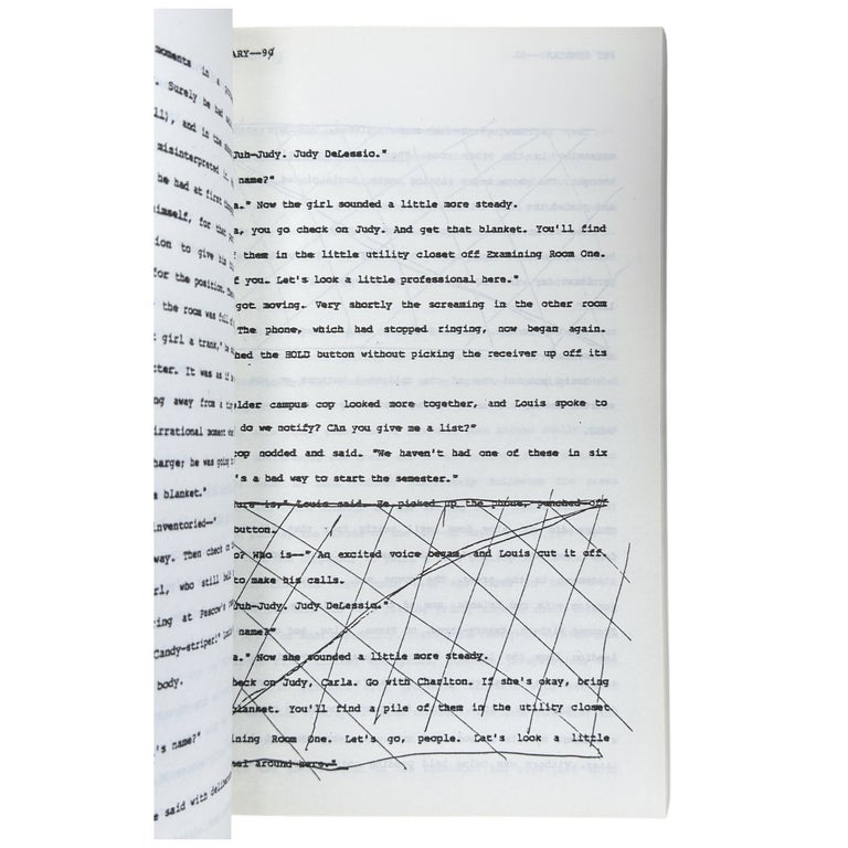Typescript Proof Paper Pet Sematary ARC from Typescript | Stephen King | Uncorrected Proof
