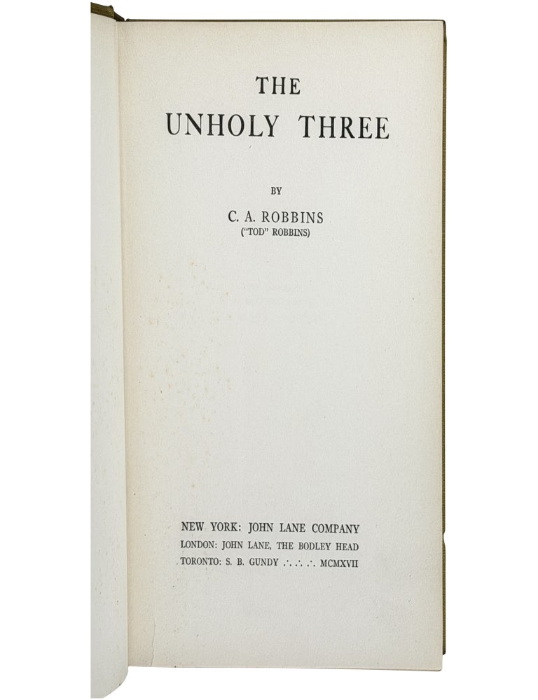 The Unholy Three