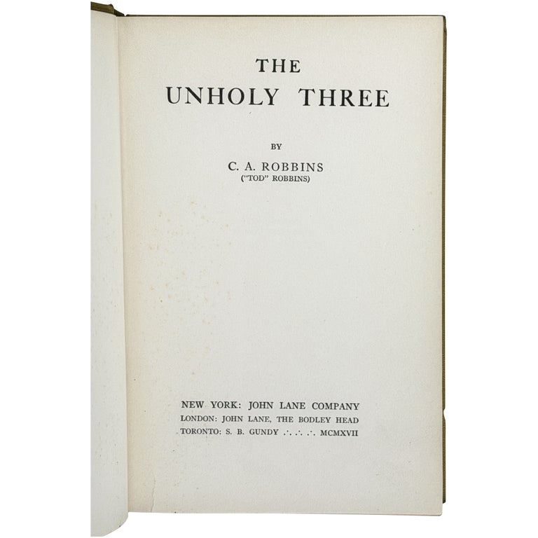 The Unholy Three