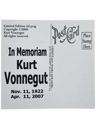 Item No: #365912 Life Is No Way to Treat an Animal—Kilgore Trout. Kurt Vonnegut