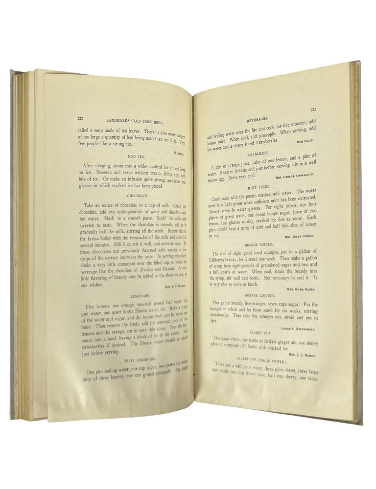 The Landmarks Club Cook Book: A California Collection of the Choicest Recipes from Everywhere