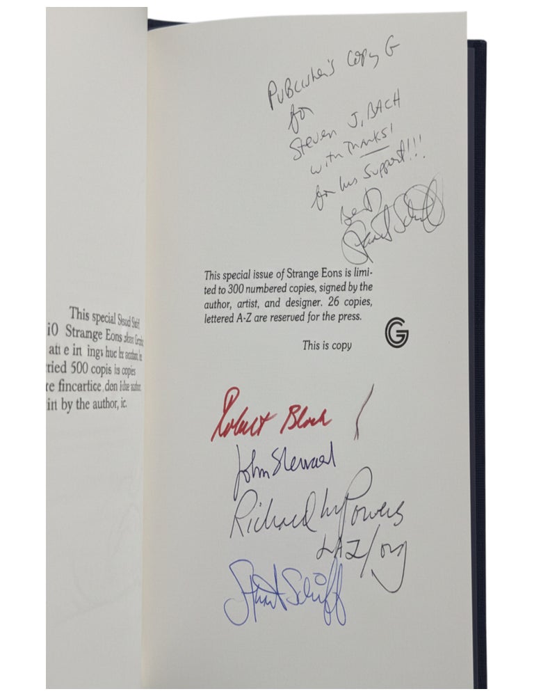 Strange Eons [Signed, Lettered]