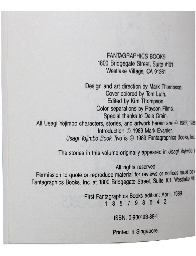 Usagi Yojimbo: Book Two