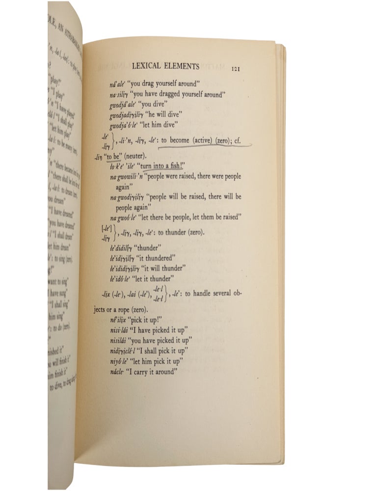Mattole: An Athabaskan Language