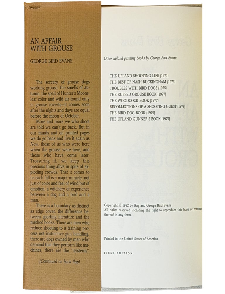 An Affair with Grouse