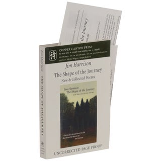 Item No: #39323 The Shape of the Journey: New and Collected Poems. Jim Harrison