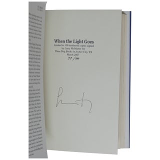 When the Light Goes [Signed, Numbered]