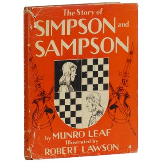 Item No: #40684 The Story of Simpson and Sampson. Munro Leaf, Robert Lawson