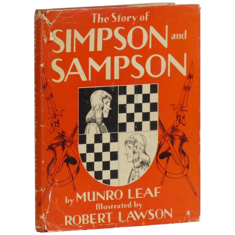 Item No: #40684 The Story of Simpson and Sampson. Munro Leaf, Robert Lawson.