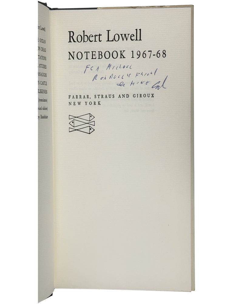 Notebook 1967&ndash;68