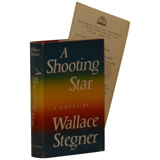 Item No: #43974 A Shooting Star [Advance Copy]. Wallace Stegner