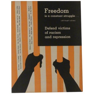 Item No: #46474 Freedom is a constant struggle ... Defend victims of racism and...