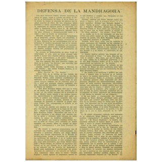 Defensa de la poesia (Tres conferencias leidas en la universidad de Chile, el 7 de junio de 1939) [with] Defensa de la Mandragora