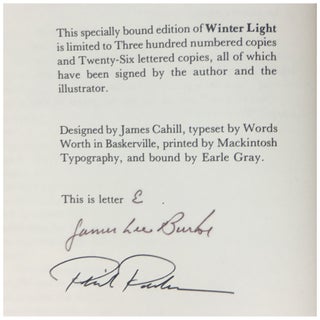 Winter Light [Signed, Lettered]