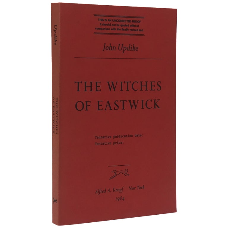 Item No: #53008 The Witches of Eastwick [Uncorrected Proof]. John Updike.